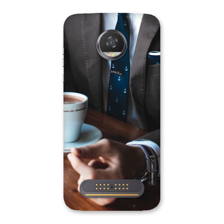 Dapper Suit Back Case for Moto Z2 Play
