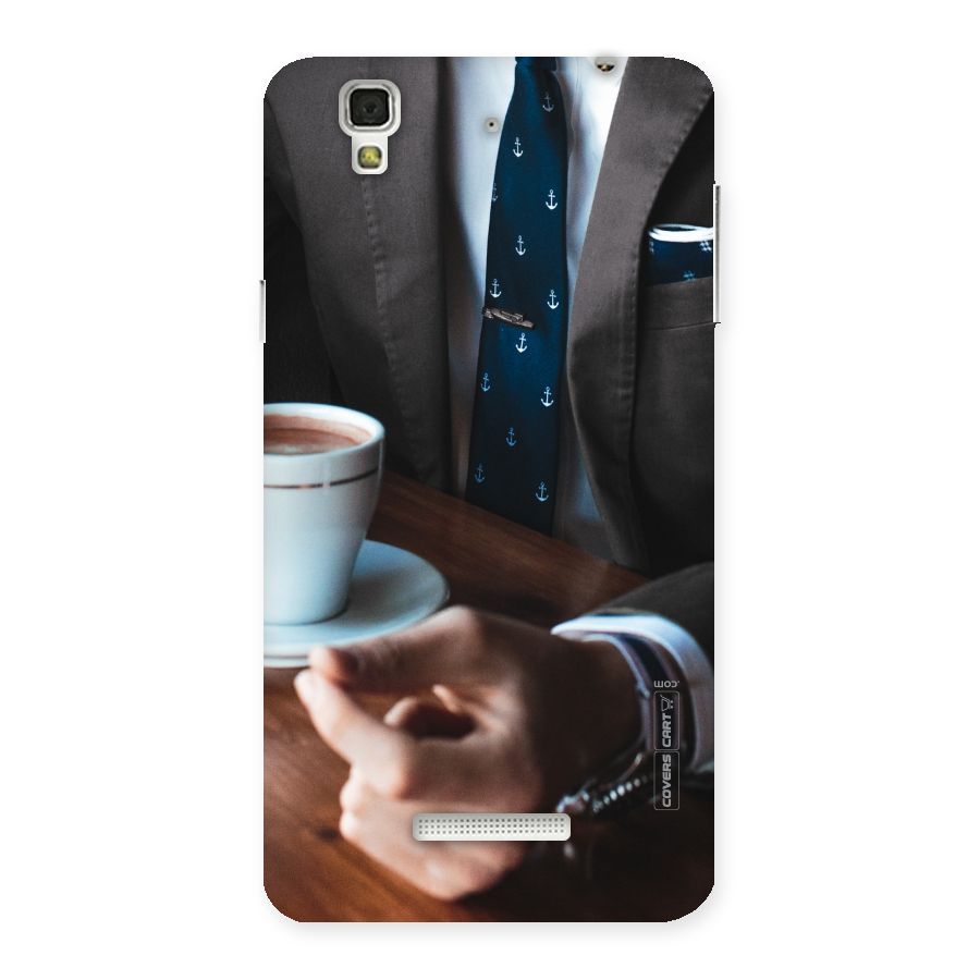 Dapper Suit Back Case for Yu Yureka