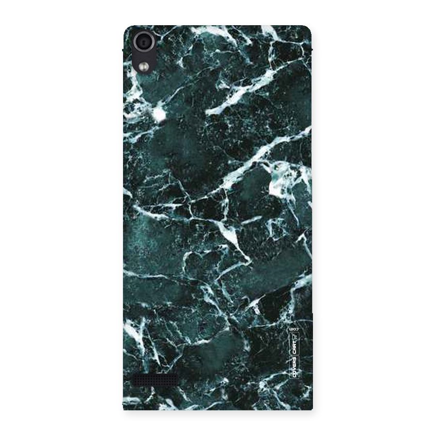 Dark Green Marble Back Case for Ascend P6