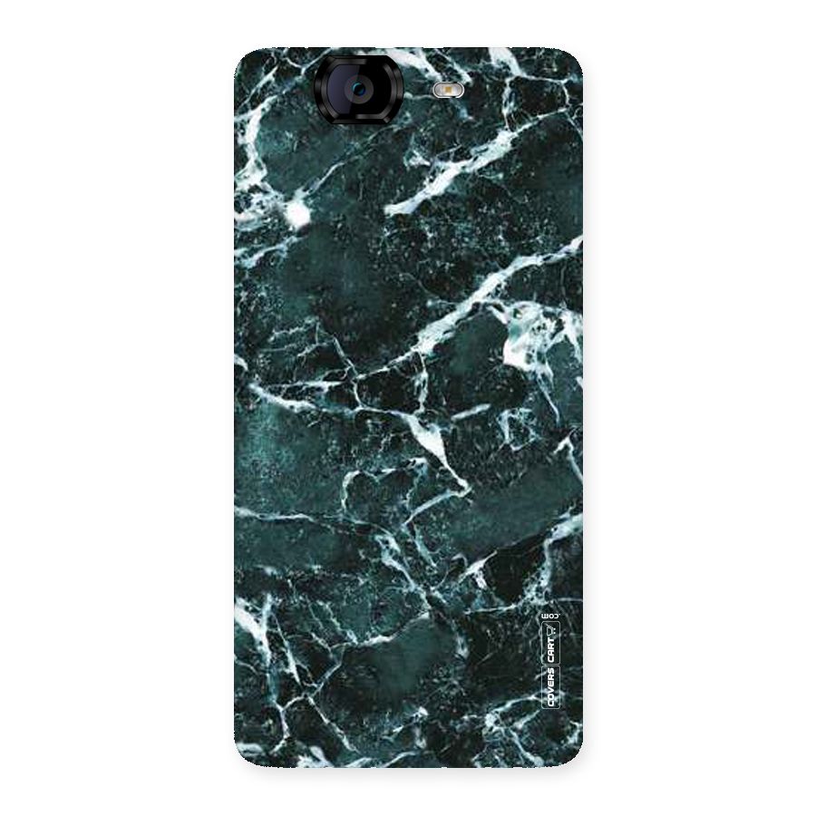 Dark Green Marble Back Case for Canvas Knight A350