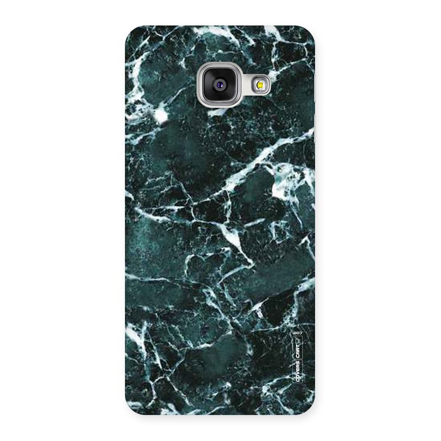 Dark Green Marble Back Case for Galaxy A3 2016