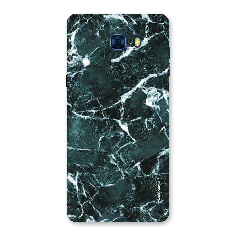 Dark Green Marble Back Case for Galaxy C7 Pro