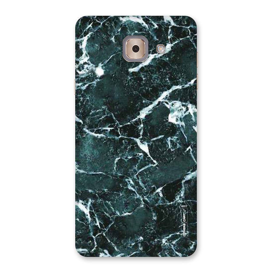Dark Green Marble Back Case for Galaxy J7 Max