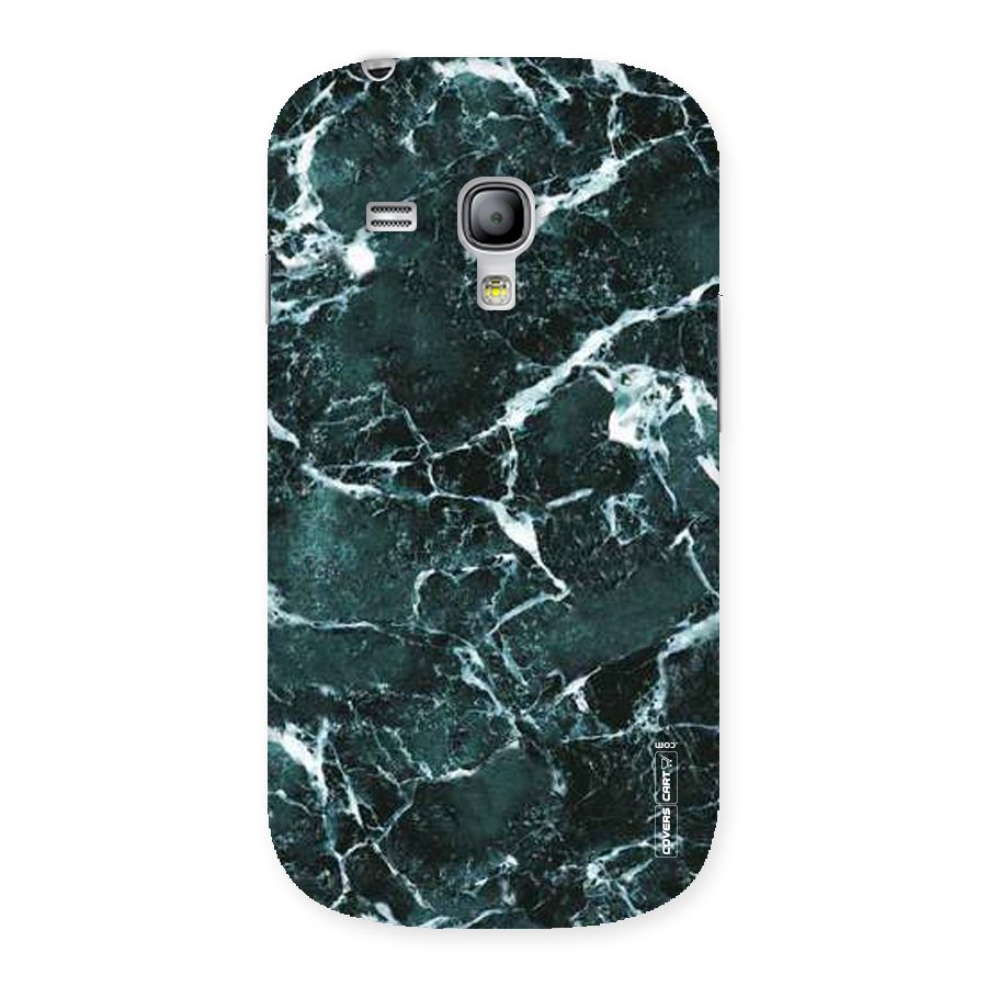 Dark Green Marble Back Case for Galaxy S3 Mini