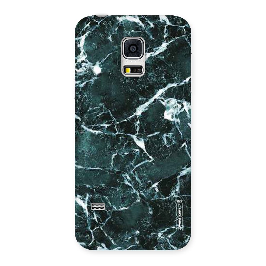 Dark Green Marble Back Case for Galaxy S5 Mini