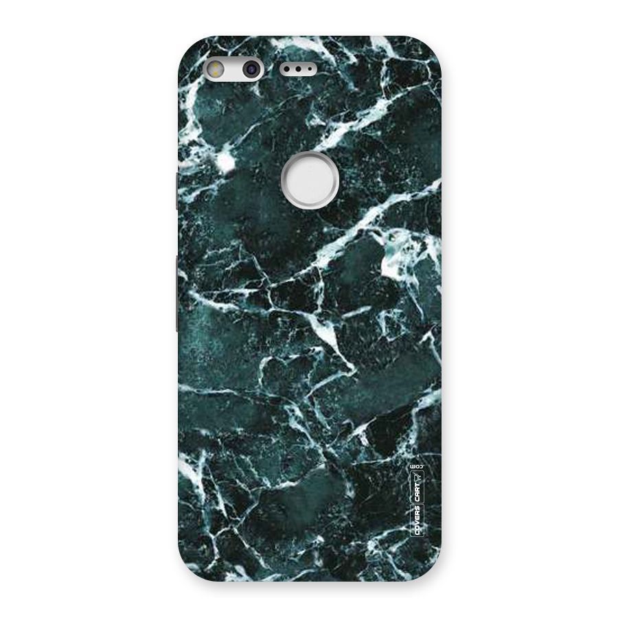Dark Green Marble Back Case for Google Pixel