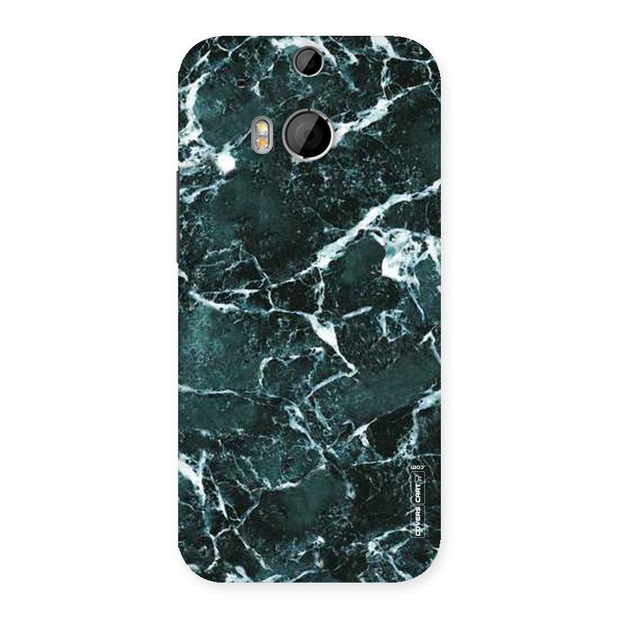 Dark Green Marble Back Case for HTC One M8
