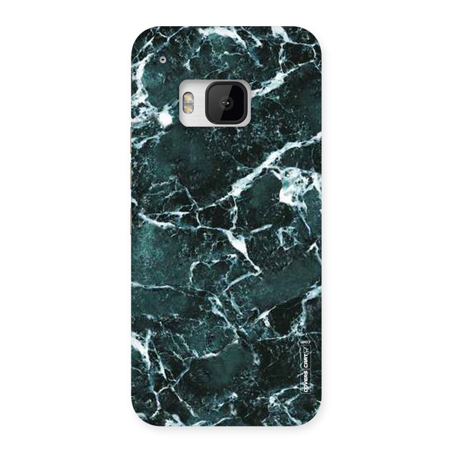 Dark Green Marble Back Case for HTC One M9