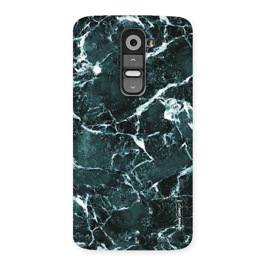 Dark Green Marble Back Case for LG G2