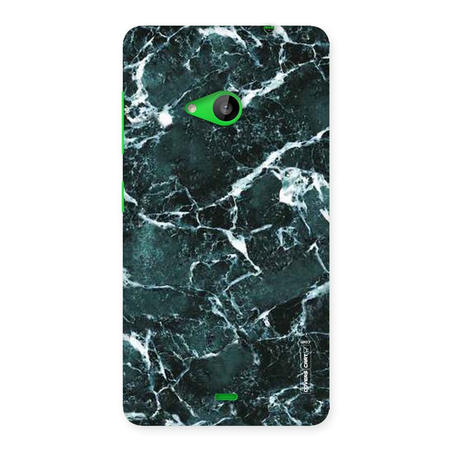 Dark Green Marble Back Case for Lumia 535