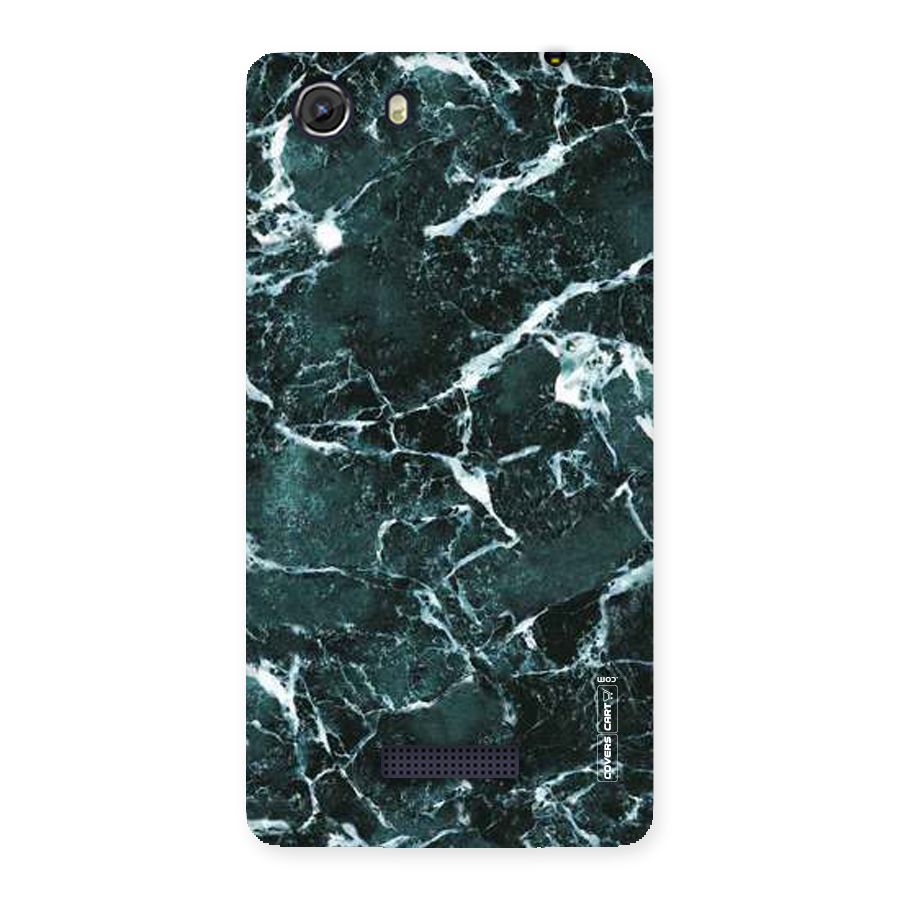 Dark Green Marble Back Case for Micromax Unite 3