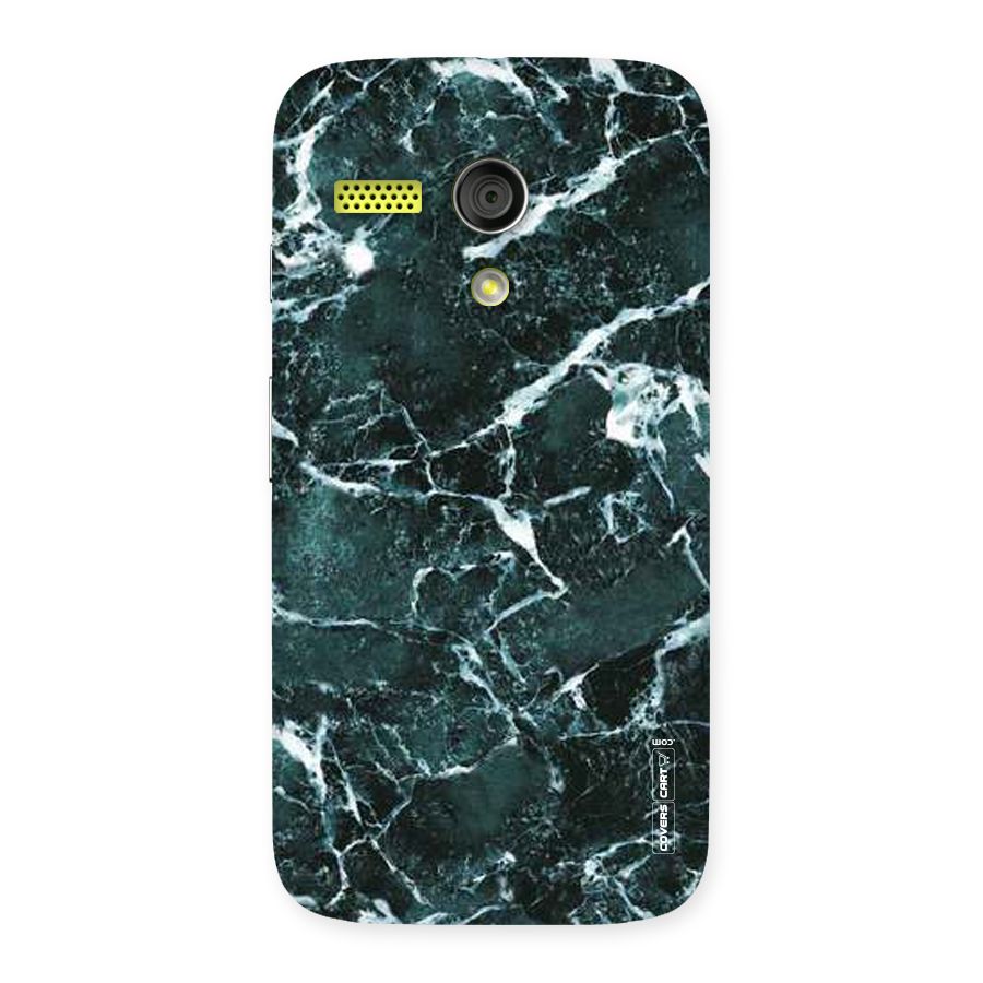 Dark Green Marble Back Case for Moto G