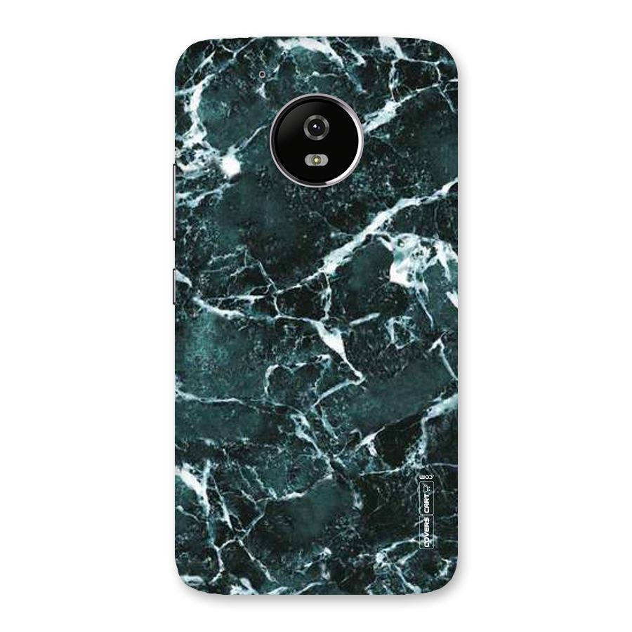 Dark Green Marble Back Case for Moto G5