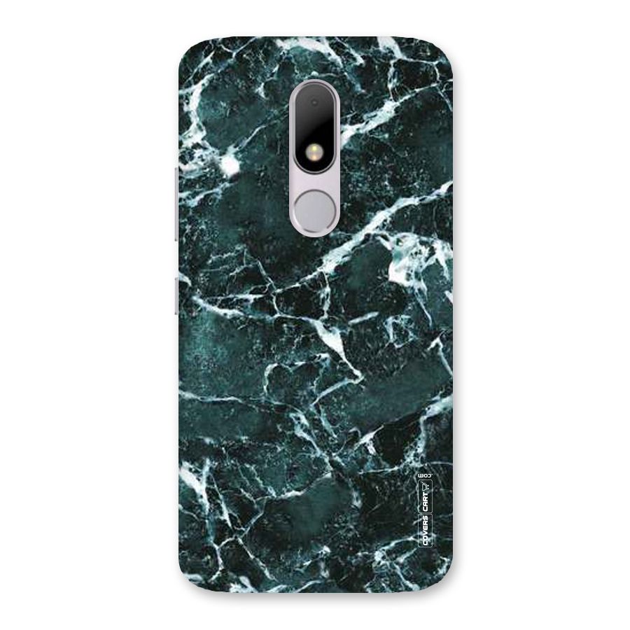 Dark Green Marble Back Case for Moto M