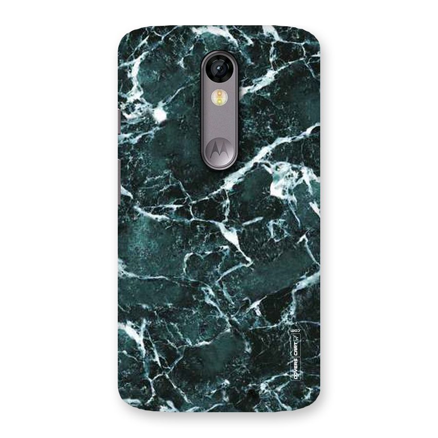 Dark Green Marble Back Case for Moto X Force