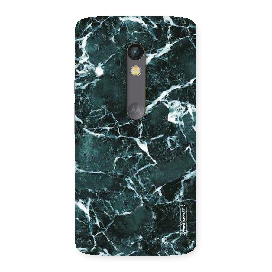 Dark Green Marble Back Case for Moto X Play