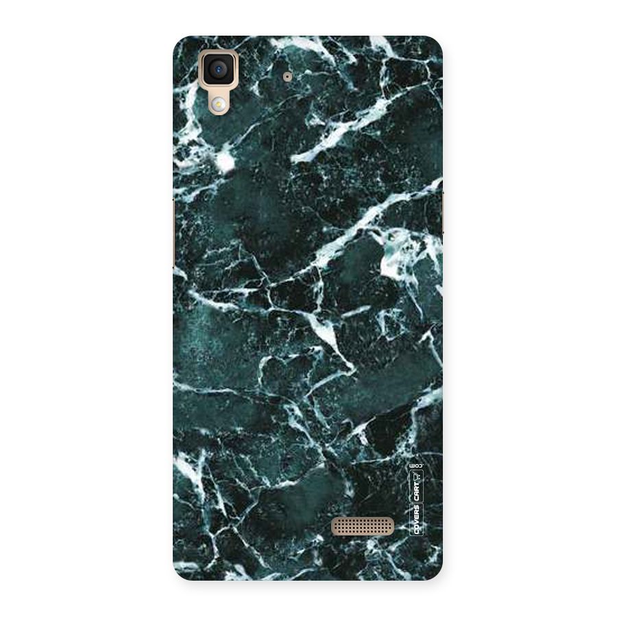 Dark Green Marble Back Case for Oppo R7