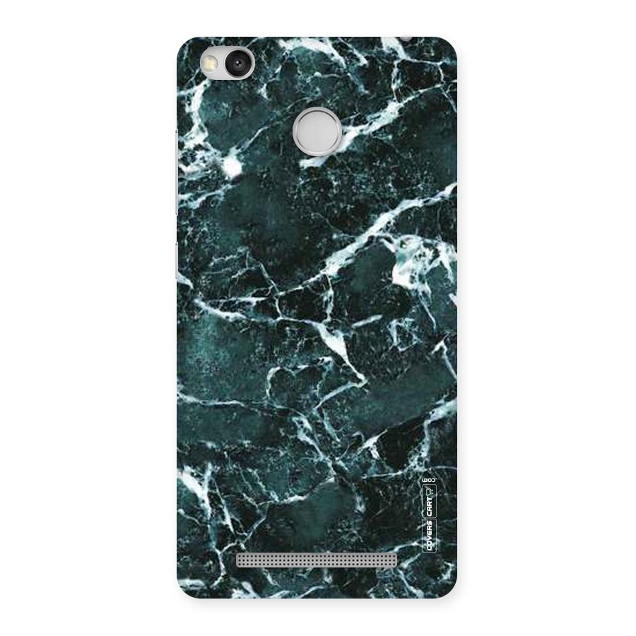 Dark Green Marble Back Case for Redmi 3S Prime