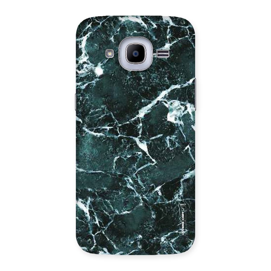 Dark Green Marble Back Case for Samsung Galaxy J2 2016