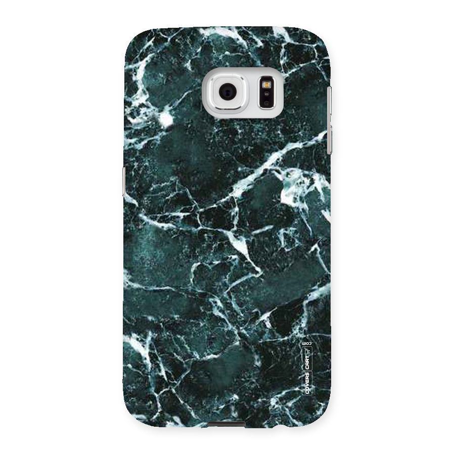 Dark Green Marble Back Case for Samsung Galaxy S6