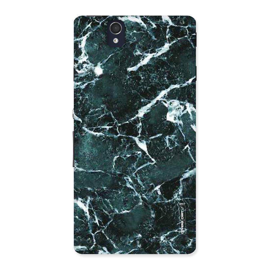 Dark Green Marble Back Case for Sony Xperia Z