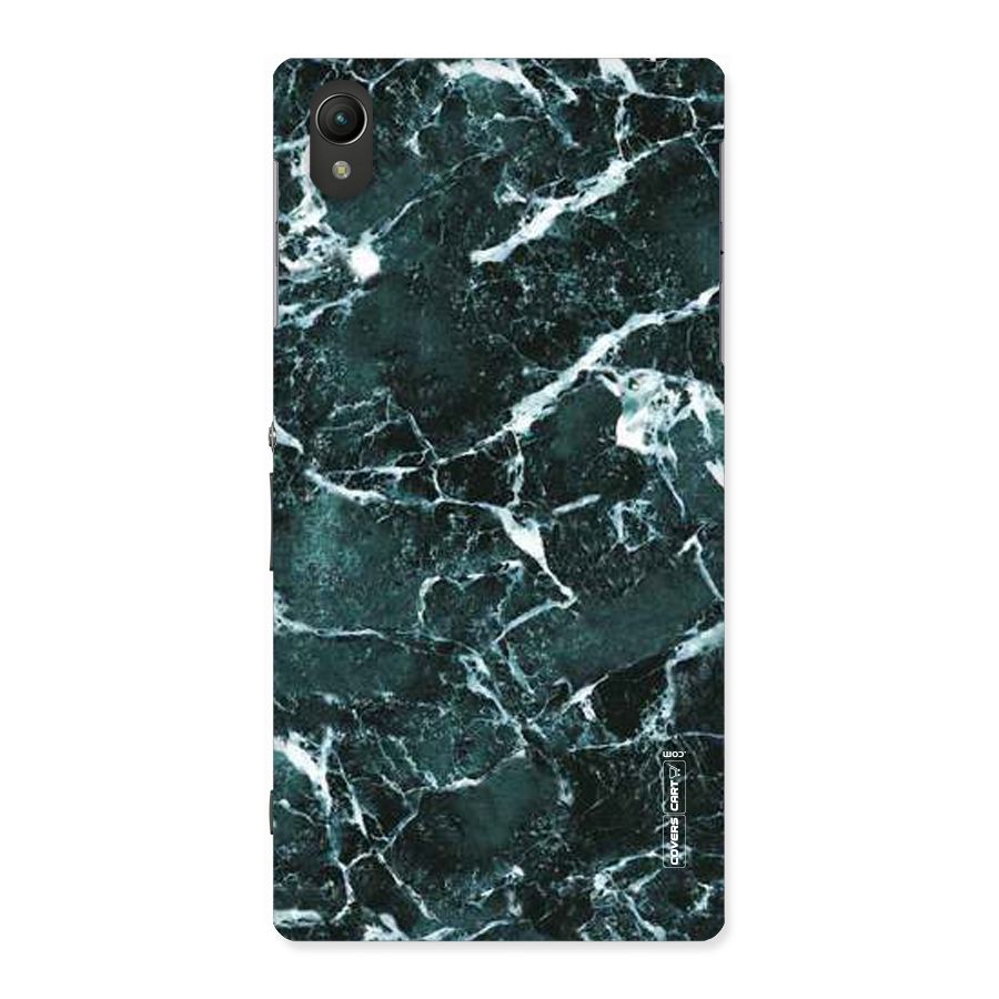 Dark Green Marble Back Case for Sony Xperia Z1