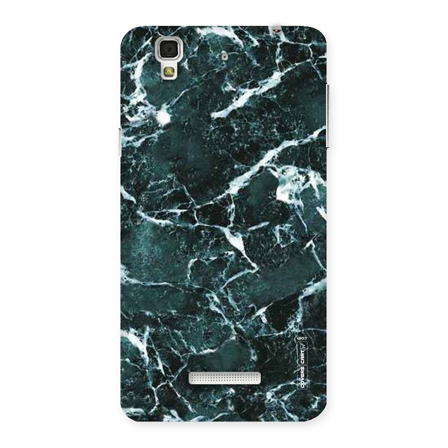Dark Green Marble Back Case for YU Yureka Plus