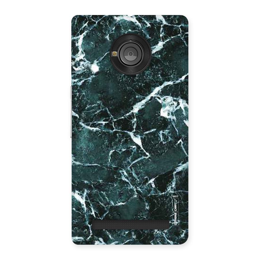 Dark Green Marble Back Case for Yu Yunique