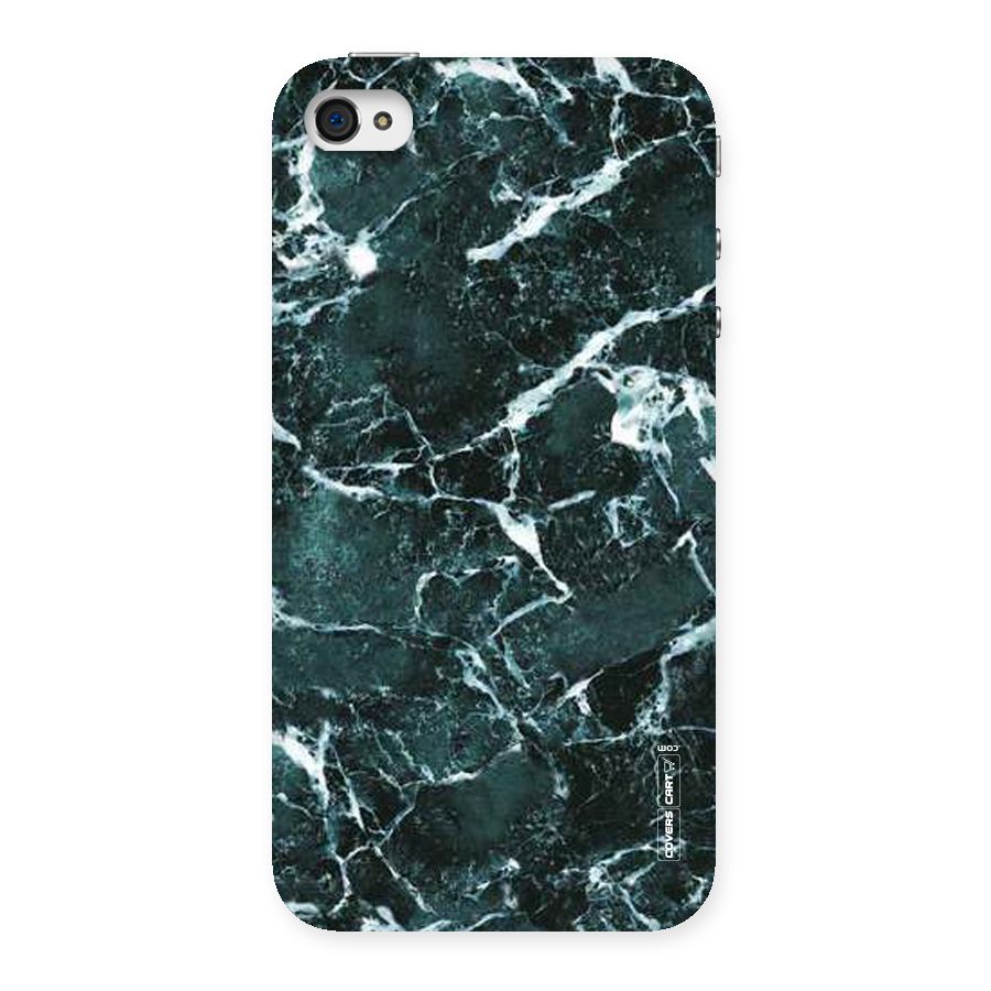 Dark Green Marble Back Case for iPhone 4 4s