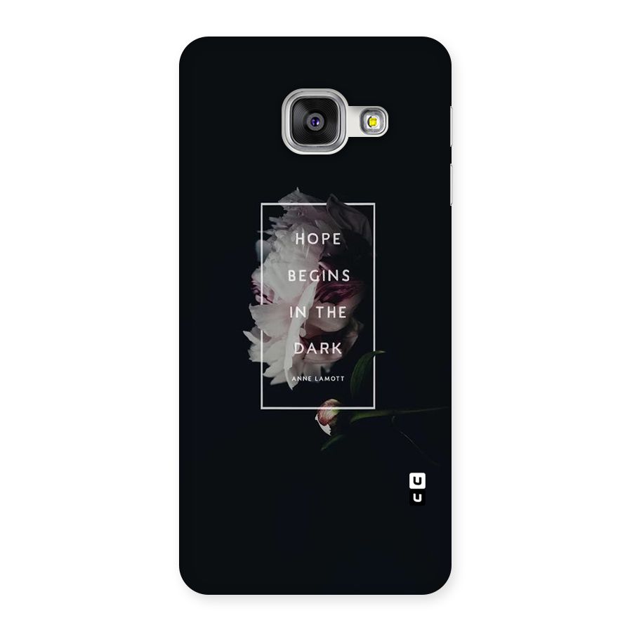 Dark Hope Back Case for Galaxy A3 2016
