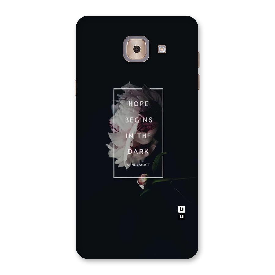 Dark Hope Back Case for Galaxy J7 Max