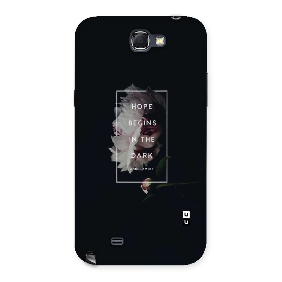 Dark Hope Back Case for Galaxy Note 2