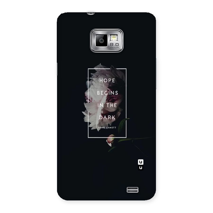 Dark Hope Back Case for Galaxy S2