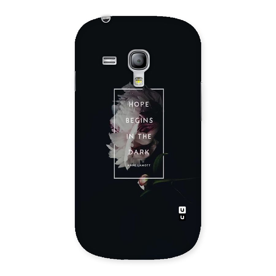Dark Hope Back Case for Galaxy S3 Mini