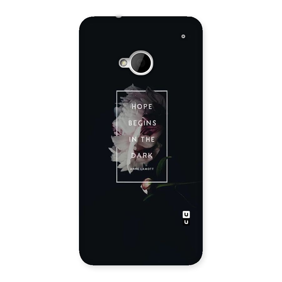 Dark Hope Back Case for HTC One M7