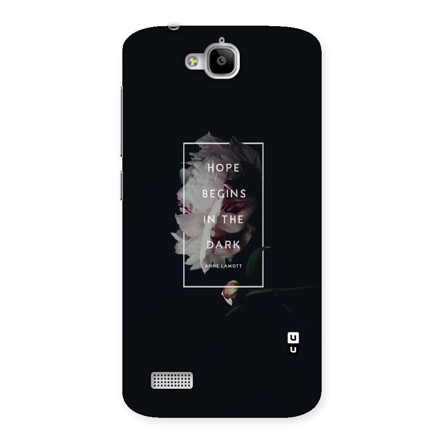 Dark Hope Back Case for Honor Holly