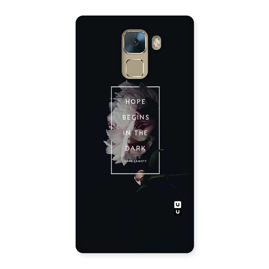 Dark Hope Back Case for Huawei Honor 7