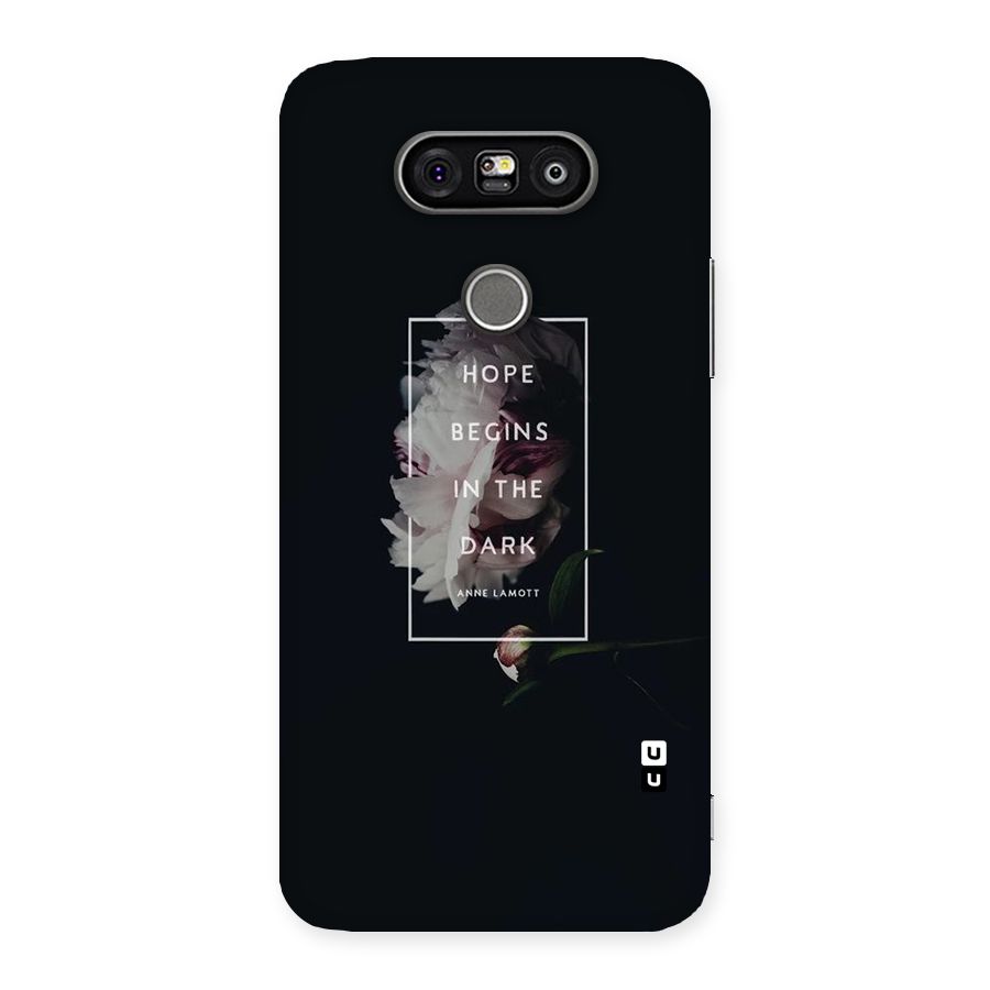 Dark Hope Back Case for LG G5