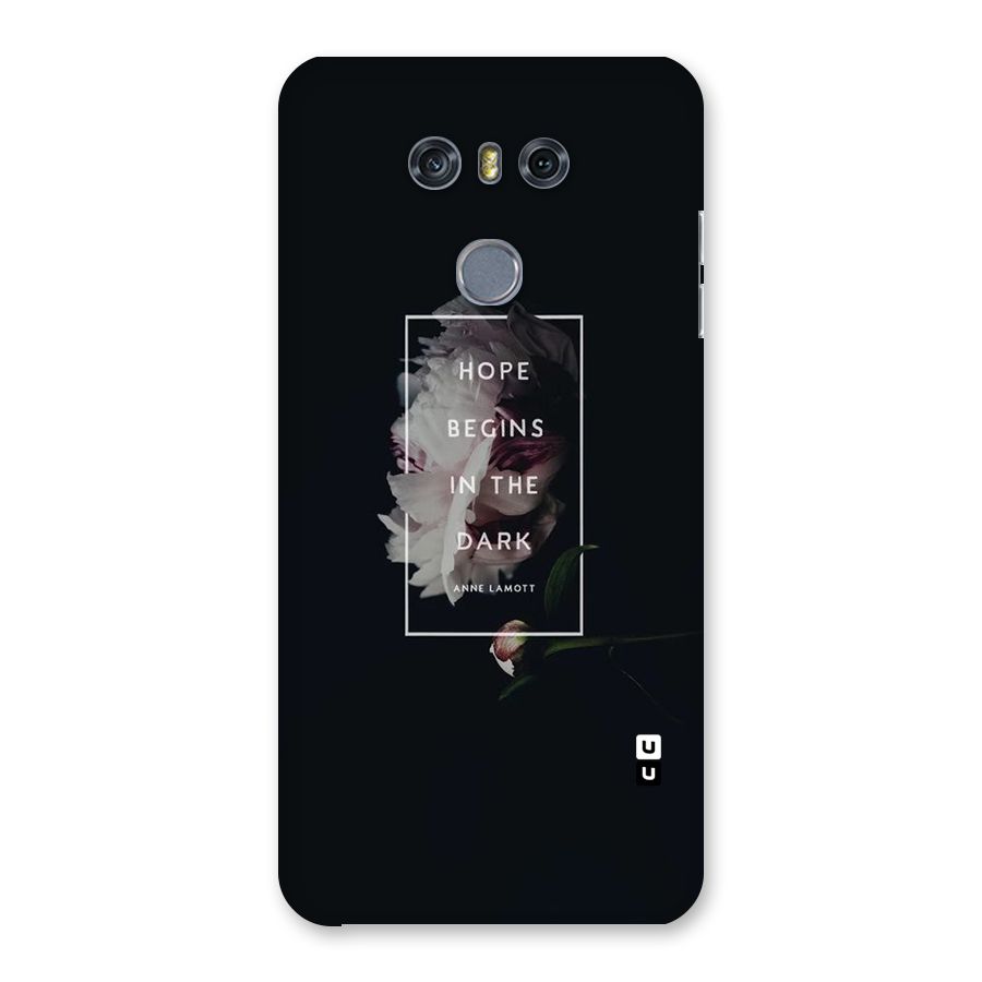 Dark Hope Back Case for LG G6