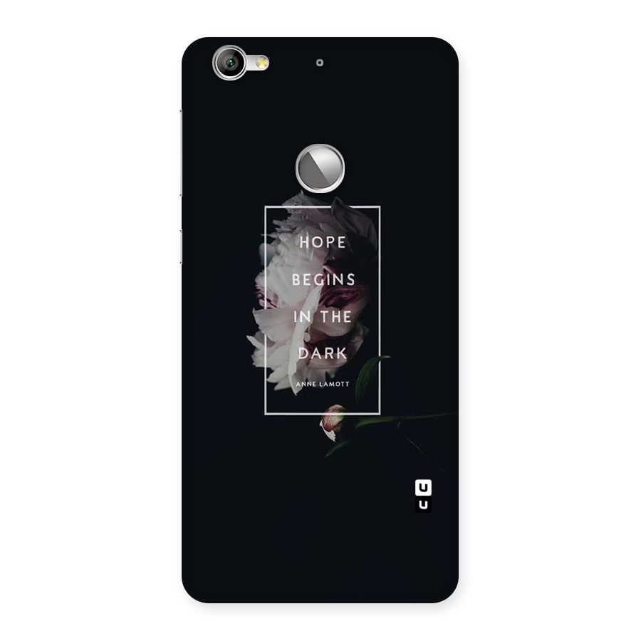 Dark Hope Back Case for LeTV Le 1s