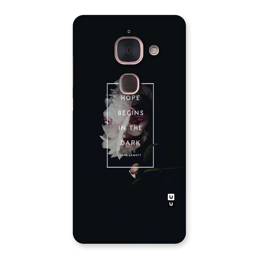 Dark Hope Back Case for Le Max 2