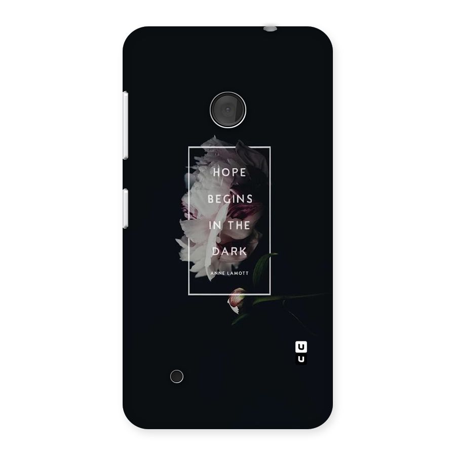 Dark Hope Back Case for Lumia 530