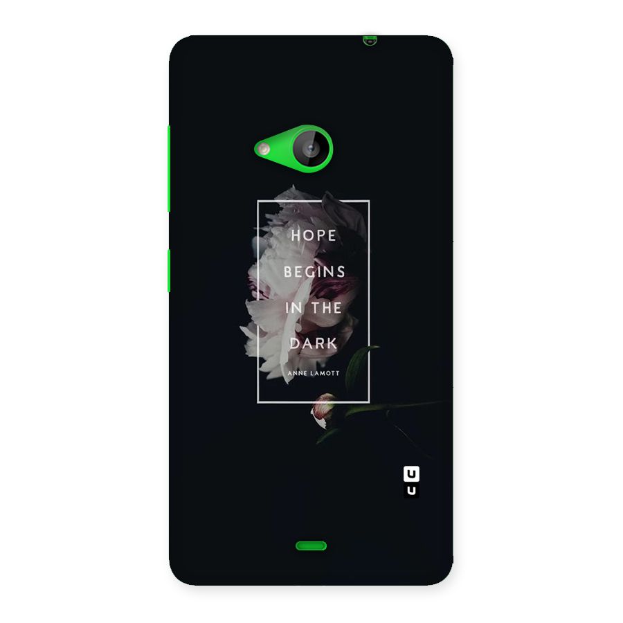 Dark Hope Back Case for Lumia 535