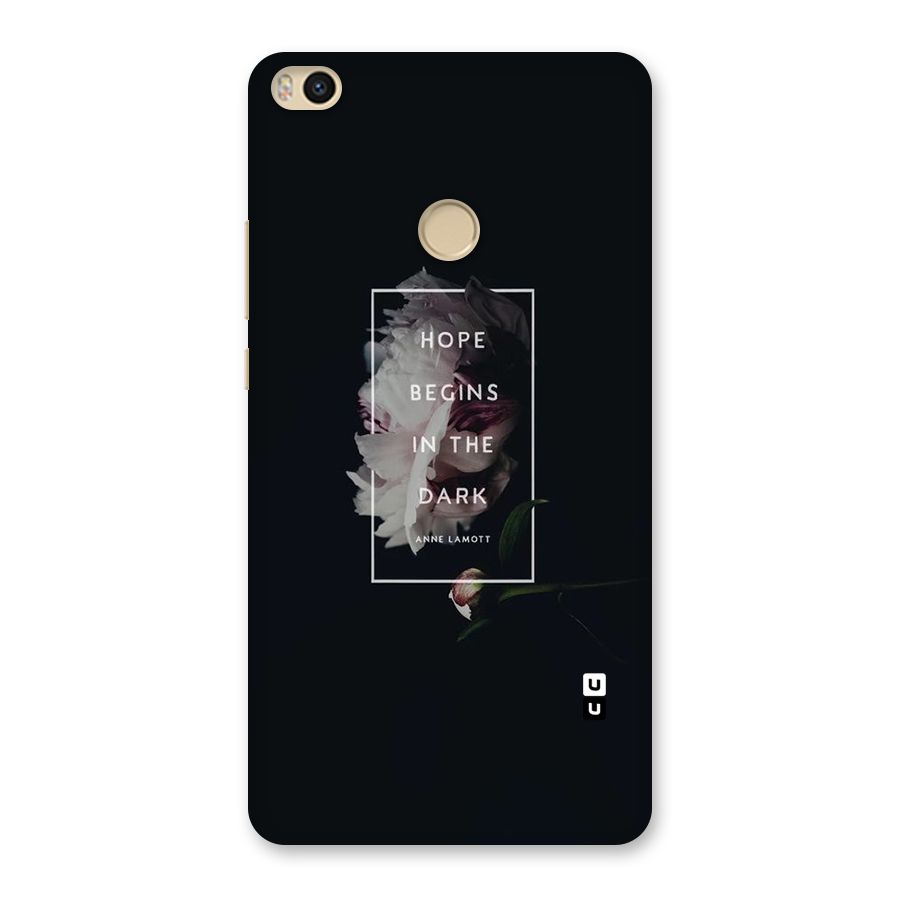 Dark Hope Back Case for Mi Max 2