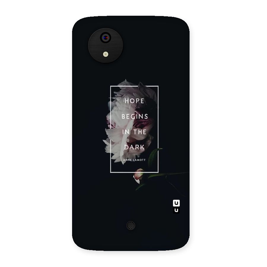 Dark Hope Back Case for Micromax Canvas A1