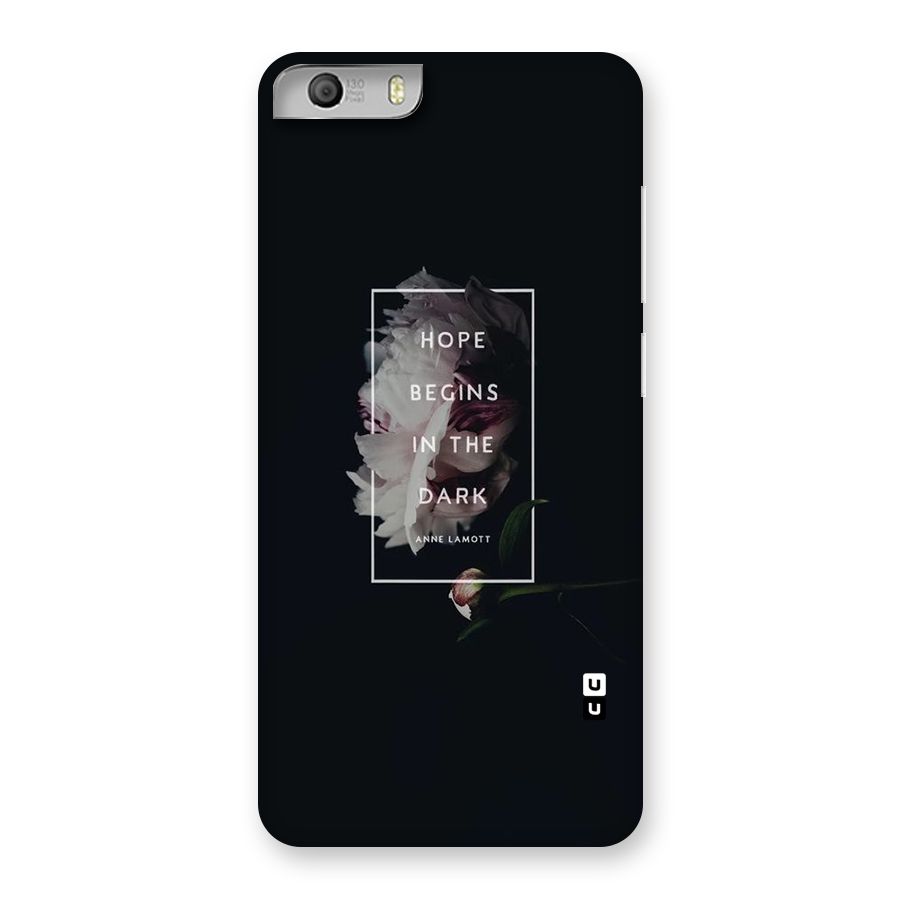 Dark Hope Back Case for Micromax Canvas Knight 2