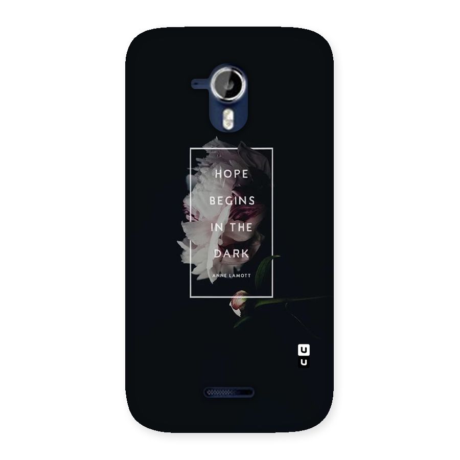 Dark Hope Back Case for Micromax Canvas Magnus A117