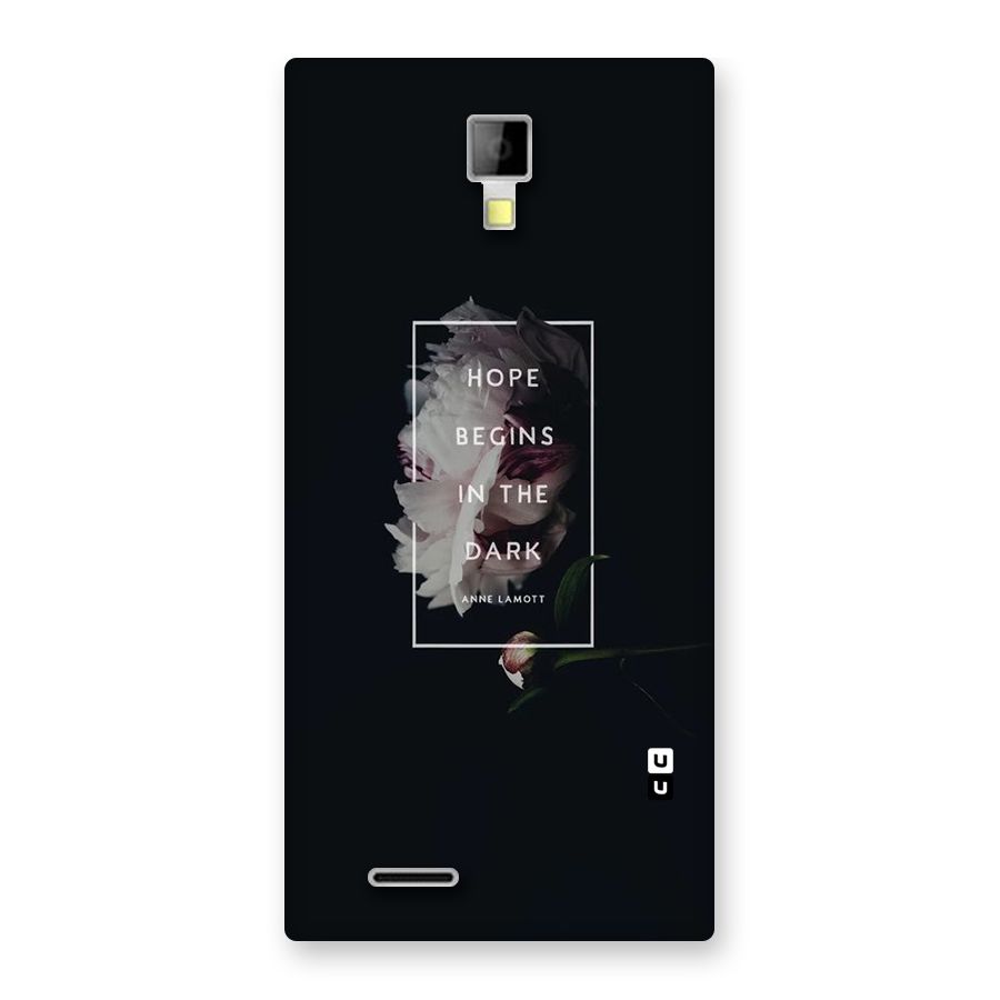 Dark Hope Back Case for Micromax Canvas Xpress A99