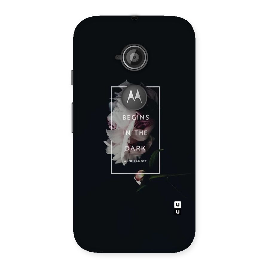 Dark Hope Back Case for Moto E 2nd Gen