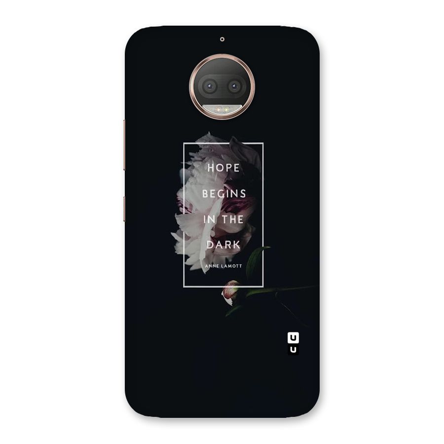 Dark Hope Back Case for Moto G5s Plus